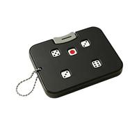 Generisch Portable Mechanical Dice with Push Button Reset for Board Games Parties - Unique Stress Factor (A, One Size)