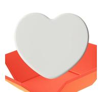 Generisch Portable Mirror - Heart Shaped Hand Mirror for Cosmetics - Travel Mirror - For Women Girls Bathroom Handbag Bedroom Dressing Table Hairdressing Table Haircut Shower Dance