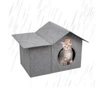 Generisch Portable Pet House, Waterproof Removable Portable Protective Canopy, Outdoor Cat Bed and Cuddly Nest, for Dogs, Cats, Puppies, Small Pets, Indoor, Travel, Bedroom, Balcony