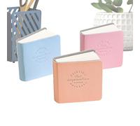 Generisch Portable Sketchbook with Hardback, Mini Travel Art Book, Mini Watercolour Sketchbook, Watercolour Travel Journal, 48 Pages, 3 Pieces, 2 x 2 Inches, Portable Sketchbook for On the Go