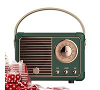 Generisch Portable Speaker, Retro Office Accessories for the Office, Aesthetic Desk Speaker for Room Decoration, for Desk, Bedroom, Kitchen, Dorm, Outdoor, Party, Camping, Hiking