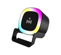 Generisch Portable Wireless Speaker - With Wireless Charging Station, Portable Speaker - For Travel, Bedroom, Living Room, Office, Kitchen, Bedside Table, Technology Enthusiasts and On the Go