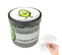 Generisch Positive Affirmation Cards, 30 x Positive Energy Avocado Cards for Mom, Inspirational Messages, Funny Quotes, Daily Appreciation, Uplifting and Motivating Gift Set