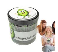 Generisch Positive Affirmation Cards, Inspirational Jar Notes, 9.2/9.1/9.6 Inches, Motivational Words Card, Compact Gift Cases for Employees, Friends at Workplaces, Black and White