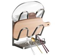 Generisch Pot Lid , 29 cm, Kitchen Storage System, Multi-Stage, Non-Slip Lid Holder for Kitchen Cabinet, Space-Saving Kitchen for Lids, Chopping Boards, Cooking Utensils