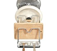 Generisch Pot Lid Holder Stainless Steel Multilayer Organization
