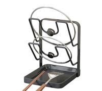 Generisch Pot Lid Organiser, Storage for Cooking Utensils in the Cupboard, Storage Shelf for Pot Lid, for Worktop, Dorm, Restaurant, Cupboard, Counter, Apartment