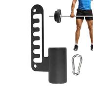 Generisch Power Station Accessories - Barbell Row Attachment | for Deadlifts, Squats, Rowing Training, Home Gym, Suitable for 50 mm Bars, Heavy Duty Steel, Black, 1 Piece Design Object Accessory Set