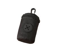 Generisch Practical Dog Waste Bag Dispenser with Zip Compartment, Training Accessories for Hygienic Walks in the Garden, Park, Everyday Life with Dogs (Black, 9 x 5.5 cm)