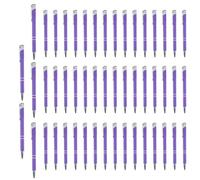 Generisch Practical Pen, 50 Signing Pens, Versatile Writing Set with Silver Clip for Experts, Teachers, Students, Travel, School, Office & Meetings