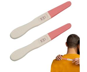 Generisch Prank Pregnancy Test Sticks - 13 x 1.5 cm, Pack of 2 Fake Pregnancy Test Strips with Two Lines | Hilarious Gag Device, Stroking Device - Boyfriend Marriage