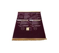 Generisch Praying Mat Rug, 50 x 90 cm, Soft, Guided Bilingual Educational Step Formula with Sturdy Build, Prayer Aid with Smooth Comfort, Modern Holiday Style, Accessory for Room Home Travel School