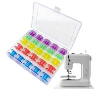 Generisch Pre-wound spools, 25 pieces, colourful universal knitting accessories, embroidery thread spools, for quilting, sewing, knitting, crochet, fabric art, yarn work
