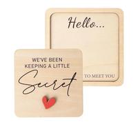 Generisch Pregnancy Announcement Sign - 95g Natural Material Decoration Photo Frame Ultrasound Celebration Family Ties Shared Joy Atmosphere | Apartment Verse
