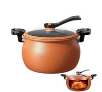 Generisch Pressure Pot - Large Volume Kitchen Accessories with Non-Stick Coating & Multifunctional, Iron Pressure Cooker | For Cooking, Steaming, Baking For Household, Halloween, Holidays, Birthday