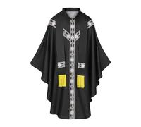 Generisch Priest Costume for Men, with Ribbon, Catholic Measuring Robe, Embroidered Priest Costume, for Men, Prayer, Cosplay, Church, Stage, Masquerades, Carnival, Wedding, Holiday, Party