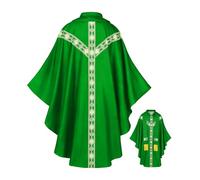 Generisch Priest Robe for Men - with Ribbon Catholic Measuring Robe - Religious Garb for Clergy at Mass | For Prayer Men Church Wedding Events Photo Holiday Masquerades