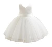 Generisch Princess Costume Girls Ball Gown Bow Wedding Dress Fancy Dress Folk Festival Party Dress Pageant Dress Summer Evening Dress Cocktail Dress Children's Costumes Christening Dresses Party