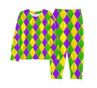 Generisch Princess Dresses for Girls, Two-Piece Girls' Outfit with Carnival Pattern, Soft, Casual Play Clothing, Top and Shorts