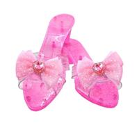 Generisch Princess Shoes Crystal High Heels for Princesses | Cosplay Prop High Heels for School Character Day Activities Party Planner Costume Lovers