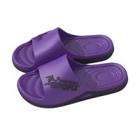Generisch Product Category Men's Bath Towel Suitable Slippers for Men - Comfortable Slippers with Breathable Non-Slip Soles Quick Drying Soft Massage Sole Flat Design, purple, 12.5 UK