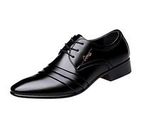 Generisch Product Category Men's Leather Shoes Platform Competitor Title Analysis Business & Wedding Leather Shoe Models for Men without Colour Specification, black, 10 UK