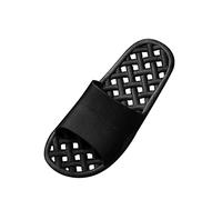 Generisch Product Category Men's Slippers - Comfortable Living Room Slippers for Flat Profile Interior Comfort Practical Use in the Bathroom, black, 8 UK