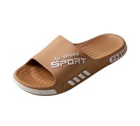 Generisch Product Category Men's Slippers Indoor Outdoor Slip Comfortable Unisex Slide For Casual Wear - Lightweight Everyday Companion for on the Go, coffee, 11 UK