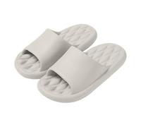 Generisch Product Category Men's Slippers Product Title Bath Slippers with Padded Sole for Comfortable Leisure Ideal for Feel-Good Moments, gray, 7 UK