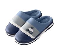 Generisch Product Category Product Name - Slippers for Men Winter Warm Slippers Soft Interior Warming Comfort - Luxury Slippers Ideal for Leisure, sky blue, 8 UK