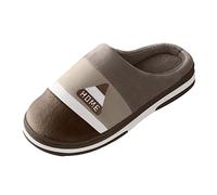 Generisch Product Category Product Name - Slippers for Men Winter Warm Slippers Soft Interior Warming Comfort - Luxury Slippers Ideal for Leisure, coffee, 10 UK