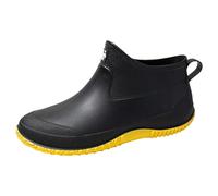 Generisch Product Category Women's Rain Boots - Product Title Slip Women's Rain Shoes Edition Plain Modern Short Shaft Water Shoes, yellow, 10 UK