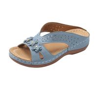 Generisch Product Category Women's Slippers - Summer Fashion Openwork Slippers Outdoor Beach Slippers - Lightweight Comfort Shoes for on the Go, sky blue, 8.5 UK
