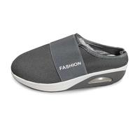 Generisch Product Category Women's Slippers - Summer Fashion Slippers with Fine Mesh Wrap on the Toe Comfortable Non-Slip Beach Mules for Women Comfortable to Wear, darkgray, 8 UK