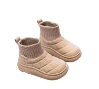 Generisch Product Class Boys Boots - Winter Boots Plain with Wool Thickening Non-Slip Soles Warm Inner Lining Suitable for Boys Girls, khaki, 13 UK