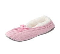 Generisch Product Classification Women's - Free Inner Warmth with Wool Fleece Velvet Cotton Soft Slippers for, pink, 5 UK