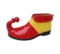 Generisch Professional Stage Performance Comedy Show Ankle Boots with Signature Raised Toe Shape for Extraordinary Entertainment Moments, red, 10 UK