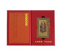 Generisch Prosperity Card for Chinese New Year, Copper as a Keepsake, Spiritual Protection Card for Happiness and Success, Decoration in the Home, Celebrations and for Travel Bag