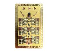 Generisch Prosperity God Protection Card - 2026 Portable God of Wealth as a Keepsake - Card - for Happiness, Success, Travel, Family, Holidays, Home, Exhibition and Celebrations