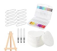 Generisch Puffy Paint, 3D Foam Painting Pen with Bubble Effect, 3D Art Materials Canvas for School, Travel, Adults, Furniture, Window, Home, Outdoor Decoration