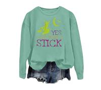 Generisch Pullover Hoodie Halloween Soft Printed Blood Sweatshirt Fashion Casual Women's Hoodie Lightweight Tracksuits for Men and Women Oversized Pullover, hoodies b1-mint green, M