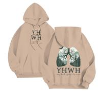 Generisch Pullover Men's Hoodies & Sweatshirts Casual Pullover Fleece Hoodie Soft Comfortable Lightweight Streetwear Fashion Loose Fit First Try Then Numbers Men, khaki, L