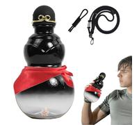 Generisch Pumpkin Bottle - 900 ml Chinese Wine Bottle - Travel Drinking Jug - For Outdoor Enthusiasts Travellers Gardeners Camping Trips Yoga Classes Picnics Gym Daily Commuting Path