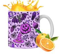 Generisch Pumpkin Mug | Pumpkin Autumn Coffee Cups - Beautiful Ceramic Drinking Vessels with Handle as a Gift for Women and Girls Coffee Cup Autumn Decoration Table Decoration