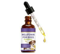 Generisch Puppy Sleep Aid - 60 ml Natural Drops Stress Relief Dog Sleep Drops, for Puppies, Small, Medium and Large Breeds for Bedroom, Night, Travel and