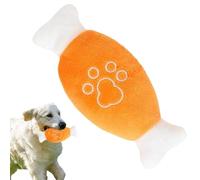 Generisch Puppy Tooth Plush, Pet Chew Plush, Chicken Leg Cartoon Dog for Puppy Toes, Pet Cheese Supplies, Interesting Boredom Entertainment for Families, Lovers