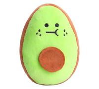 Generisch Puppy Tooth Toy Plush, Dog Squeakers Toy Plush Stuffed Vocal Supplies - Brain Stimulating Cute Funny Avocado Toy for Small and Medium Dog Puppies