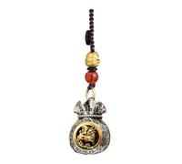 Generisch Purse Pendant - Rotating 3D Keyring | Daily Prosperity Car Charm, Chinese Character Keychain, Handbag Bag Backpack Charm Pendants, multicoloured, sheep