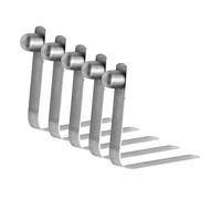 Generisch Push Button Tension Clip, 5 Pieces V Shaped Positioning Locking Pins Spring Pin for Camping, Kayak, Outdoor, Canopy, Dinghy, Boat, Awning