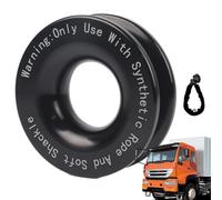 Generisch QO 1E5OKGSD98HES Recovery Ring, Winch Snatch Block, 41,000 lbs Off Road Recovery Kit, Soft Shackle, UTV Tow Ring, Rustproof Pulley, Robust Winch Accessories Set for ATV